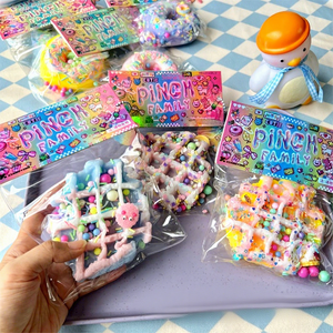 Influencer Popular Food Toy Cake Waffle Donut Stress Relief Squishy Toy for Youth 15-35 Years Old - Product Image 6