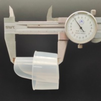 Tapa antiderrame para detergente de ropa con ranura de retorno, reemplazo de tapa con boquilla vertedora a prueba de fugas