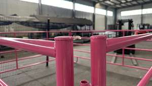 भारी-भरकम कृषि पशु भेड़/बकरी/घोड़े यार्ड पैनल पशुधन पैनल पशुधन के लिए लोहे के खेत बाड़ बाड़ लगाना - Product Image 3