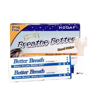 Private Label Einweg-Nasenstreifen Physikalische Erweiterung Anti-Schnarch-Gerät Schlafunterstützung Nasenpad OEM - Product Image 1