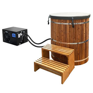 Bañera de Inmersión Fría de Madera para Exteriores, con Filtro Refrigerante, para Spa en Casa, Desintoxicación y Terapia de Refrescante, Superventas - Product Image 4