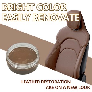 Kit de réparation du cuir kaki 50 ml pour sièges de voiture, pour restaurer les rayures et les fissures du cuir, couleurs complémentaires - Product Image 2