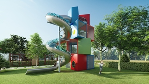 Commercial Outdoor <strong>Slide</strong> Kids Outdoor Playground Equipment Playground Equipment Outdoor Children Play Center PLayground <strong>Slide</strong> - Product Image 3