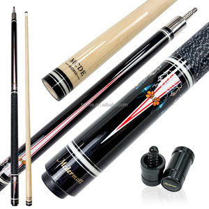 McDermott Z2 Series 58" Two-Piece Professional Pool Cue Carbon Fiber Shaft 12.5mm Low Deflection Tip 19oz Precise Shot - Product Image 2