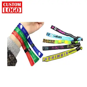 2024 New Arrival Promotional Wristband Custom Logo Wrist Straps with Personalized Logo