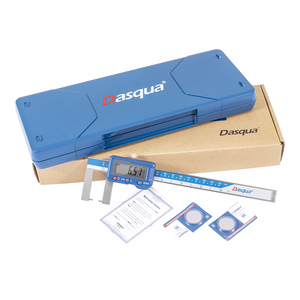 Calibrador Vernier Digital de Precisión Extrema 0.03mm/0.0015" Rango 0-150mm de Acero Inoxidable Sólido, Calibrador Electrónico de Punto Exterior - Product Image 1