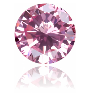 อัญมณีเพชรสีชมพูปลูกสังเคราะห์ขนาดใหญ่8กะรัต - Product Image 1