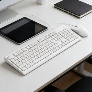 Ensemble clavier et souris ergonomique ultra-fin Sunrose <span class=keywords><strong>T12s</strong></span> filaire pour jeux, 104 touches, pleine taille, plug-and-play, pour PC/ordinateurs portables, en stock - Product Image 3