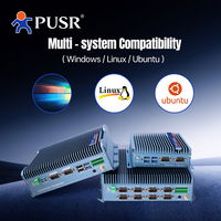 Computadora Industrial Integrada PUSR X86 Intel Core DDR4 ROM128G I3/i5/i7 4G/5G/WiFi/Gigabit Ethernet USB HDMI + VGA 10*USB USR-EC