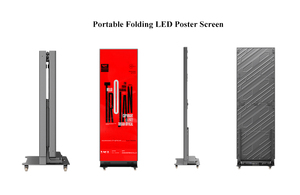 P2.5 Faltbarer LED-Poster-Bildschirm für den Innenbereich Tragbares Werbe schild Digitales Menü brett für den Einzelhandel und Party verleih im Geschäft - Product Image 5