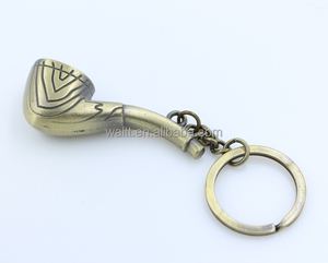 パイプキーホルダー タバコパイプキーホルダー キーリング - Product Image 1