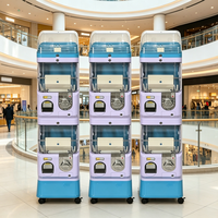 Distributeur automatique de capsules Gacha Tomy personnalisable avec accepteur de pièces, distributeur de capsules japonais à deux niveaux avec vitrine