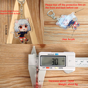 <strong>Gorou</strong> Tartaglia Hu Tao Arataki Itto Acrylic Plastic Keychain Accessories for Genshin Impact Anime Cartoon Badge Pendant Keychain - Product Image 2