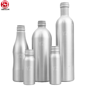 Botella de Aluminio de 100ml 200ml 250ml 350ml 500ml 1000ml con Tapa Metálica Plateada - Product Image 2
