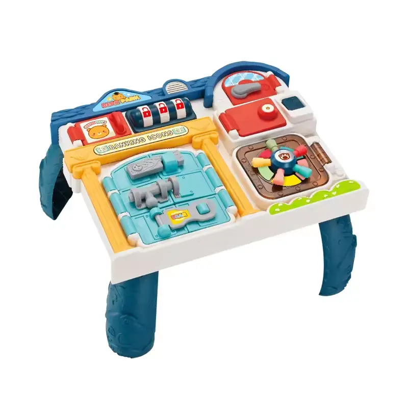 Multifunctionele Muzikale Babyspeeltafel Met Licht Vroeg Leren Kindertijd Activiteitencentrum Speelgoed Leertafel Voor Kinderen