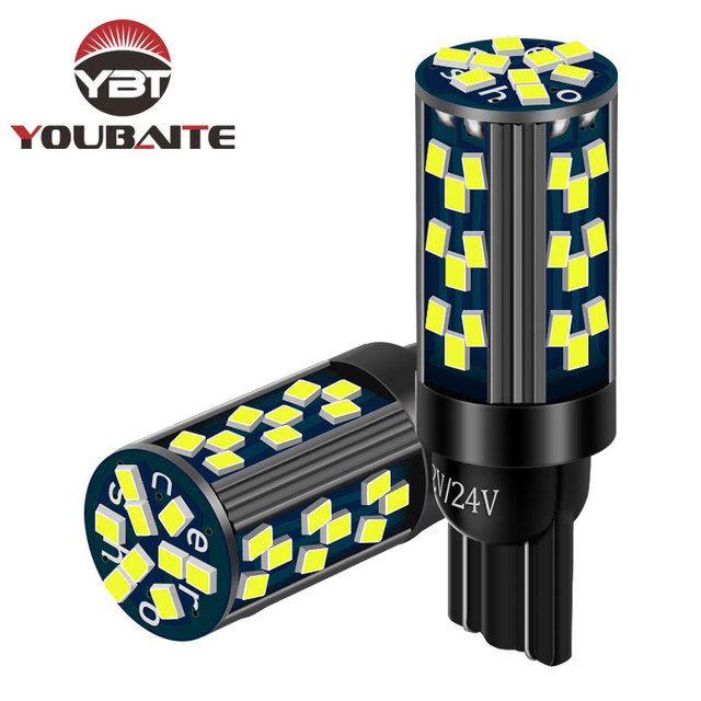 2022 New Design Super Bright T10 2016 45smd 12V 24V Canbus W5w 194 168 Wedge Interior T10 Led Car Bulb Auto Vehicle Lighting