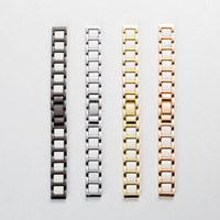 Tali Jam Tangan Logam Stainless Steel untuk 8/9/10 14mm Sport Loop Strap dengan Gesper Lipat