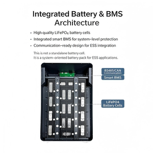 Sistema de Batería de Almacenamiento de Energía Solar Híbrido de 5-10kW, Inversor de Fase Dividida de 51.2V, IP65 CAN, Batería de Litio para Uso Doméstico - Product Image 4