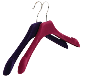 Mạnh Mẽ Bền Hiện Đại Tùy Chỉnh Màu Sắc Nhựa Nhung Móc Áo Chống Trượt Nữ Dresses Áo Đổ Xô Móc Áo Cửa Hàng Quần Áo Tủ Quần Áo - Product Image 1