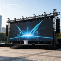 Écran LED de location extérieur haute luminosité, mur vidéo LED intérieur/extérieur à verrouillage rapide pour les entreprises de location d'événements