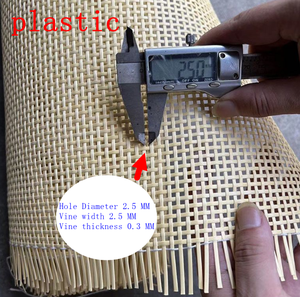 Materiales de muebles de ratán de bambú duraderos de alta calidad, suministro directo de fábrica de 32 "y 80cm para decoración del hogar, materiales de ratán de plástico - Product Image 2