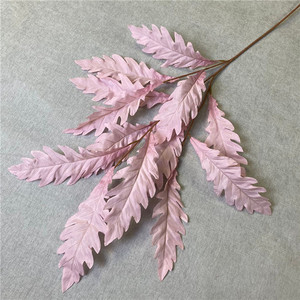 Feuilles d'anémone artificielles en soie de haute qualité, 13 feuilles, pour la décoration intérieure et extérieure du salon - Product Image 6