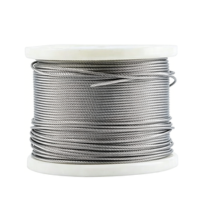 Câble en acier inoxydable T316 1x19 3/16 pouces, qualité marine T316, brin 1x19 <span class=keywords><strong>pour</strong></span> la construction <span class=keywords><strong>de</strong></span> rampes d'<span class=keywords><strong>escalier</strong></span> - Product Image 4