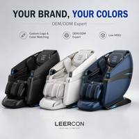 Fauteuil de massage LEERCON, corps entier, design ergonomique, position zéro gravité, équipé d'un hub de bio-résonance, physiothérapie standard