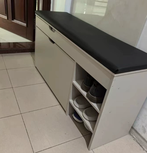 Nordic Creative Leather Door Entry Modern Internet Celebrity <b>Stool</b> Sofa Cloakroom Shoes Bench for Home Bedside Bedroom for - Product Image 3