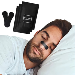 Tiras Dilatadoras Nasales Negras Anti-Ronquidos BYPHANE, Adhesivos para Dormir, Hipoalergénicos, No Tejidos, Suministros para el Cuidado de la Salud, Venta al Por Mayor del Fabricante - Product Image 1