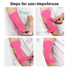 Cinta <span class=keywords><strong>de</strong></span> Kinesiología Precortada <span class=keywords><strong>para</strong></span> Muñeca, <span class=keywords><strong>para</strong></span> Oficina, Fitness, <span class=keywords><strong>Tendinitis</strong></span>, Dolor Articular, Fisioterapia, Cinta Protectora Muscular - Product Image 3