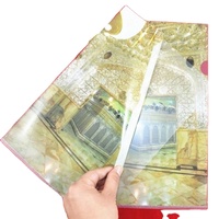 Dossier en PP écologique personnalisé, design couleur, logo GIFTWAY, modèle GIFTWAY-PF, style moderne, format A4, pour cadeaux de bienvenue