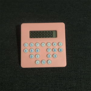 Miniature Pocket Calculator <b>Square</b> A-45 <b>Battery</b> Powered Student Learning Exam Use ABS Material Black Color - Product Image 2