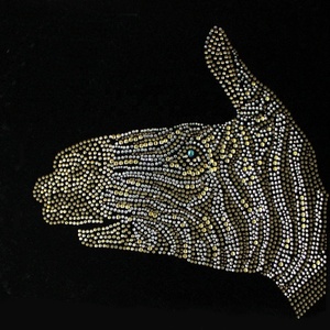 Motivo in Strass di Vetro Personalizzato Termoadesivo per Colletti di T-Shirt da <span class=keywords><strong>Donna</strong></span> con Colore Personalizzato - Product Image 6