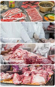 Cortadora de Carne Comercial, Rebanadora de Queso Multifuncional, Rebanadora de Tocino, Jamón y Carne Cocida - Product Image 6