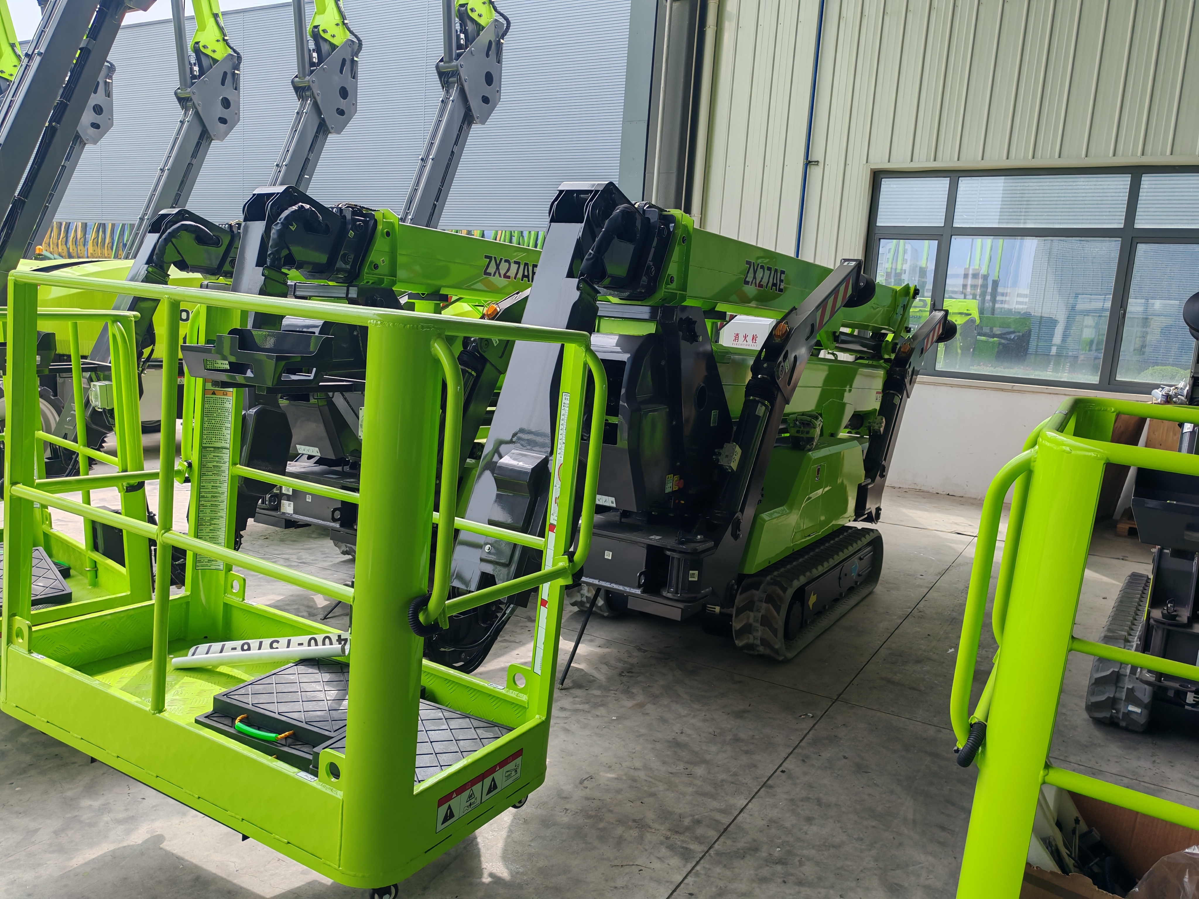 ZX27AE Ultra-Narrow Spider Lift Aerial Work Platform Electric High