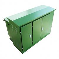 Transformateur de type boîte américain à montage sur socle simple/triple haute capacité 3715 kVA 50/60 Hz Utilisation en extérieur Certifié CE IEC GOST IEC/GB