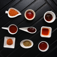 Petite assiette à Sauce biodégradable en forme de citron pulpe jetable Dessert apéritif plat fait bagasse de canne à sucre pour dégustateur de bonbons au sucre