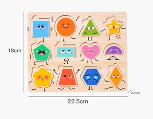 Giao thông trái cây kỹ thuật số số động vật nhận ra <span class=keywords><strong>Iq</strong></span> đào tạo trước khi học ghép hình bằng gỗ Bảng câu đố đồ chơi - Product Image 6