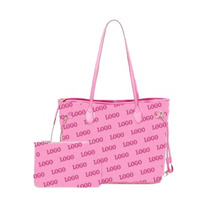<span class=keywords><strong>Borsa</strong></span> personalizzata in pelle vegana grandi borse medie in tutto il logo rosa Set borse da <span class=keywords><strong>donna</strong></span> borse a <span class=keywords><strong>tracolla</strong></span> da <span class=keywords><strong>donna</strong></span> <span class=keywords><strong>borsa</strong></span> personalizzata - Product Image 2