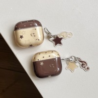 Étui IMD à pois pour AirPods 5 Pro 2 Air Pods 2 3, housse souple tendance et mignonne avec sangle pour écouteurs AirPods Pro 3