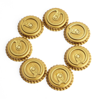 Capuchon Couronne Anti-Fuite en Fer Blanc Facile à Ouvrir, Anti-Rouille, pour Bouteilles de Bière, Idéal pour la Production Artisanale à Domicile (Fournisseur OEM)