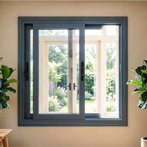 Finestra Scorrevole Moderna in Alluminio Rinforzato con Taglio Termico, Insonorizzata, Capacità di Carico 200kg, Doppio Vetro, <span class=keywords><strong>per</strong></span> Balcone e Cucina, 45dB - Product Image 5