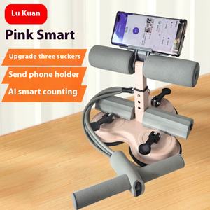 Rouleau abdominal pour assistant assis en acier inoxydable <span class=keywords><strong>de</strong></span> fitness à domicile avec trois ventouses et équipement <span class=keywords><strong>de</strong></span> perte <span class=keywords><strong>de</strong></span> poids à corde <span class=keywords><strong>de</strong></span> traction - Product Image 6