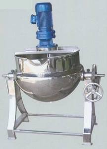 Chaudière à vapeur à double enveloppe, chauffée électriquement, pour faire bouillir, mélanger, braiser, frire, blanchir les aliments, chaudière de cuisson à double enveloppe avec agitateur - Product Image 6