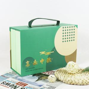 New Arrival Biodegradable Recycled Materials Eco-Friendly Food Grade Matcha <b>Set</b> Mooncake Gift Packaging Box Custom Printing - Product Image 4