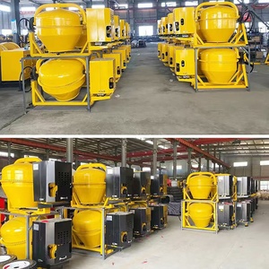 Fabrikpreis, Benzin-, Dieselmotor, Betonmischer, Vierrad-Mobiler Trommelmischer, für Kleine Baustellen in Afrika - Product Image 5