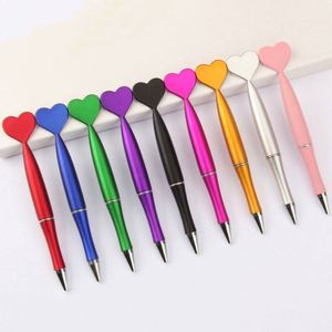 Stylos en plastique mignons en forme de cœur, motifs papillon, étoile, fleur, durables, dessins animés, cadeaux promotionnels pour la Saint-Valentin, Noël, stylos à bille - Product Image 2