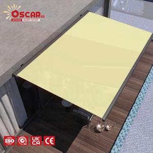 Auvent rétractable motorisé en aluminium <span class=keywords><strong>pour</strong></span> jardin, terrasse, balcon, avec bras pliables et cassette complète - Product Image 1