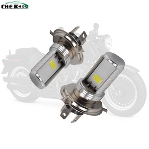 Motosiklet kafa lambası ampulleri BA20D H4 LED Hi <span class=keywords><strong>Lo</strong></span> ışın Moto LED far motosiklet LED lambalar dönüşüm kiti ampuller 1200LM 6000K - Product Image 4